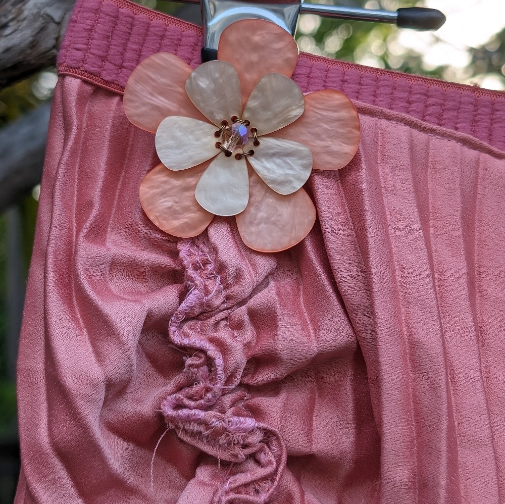 Fabulous Flowy Up-cycled Skirt - Picture 3 of 7